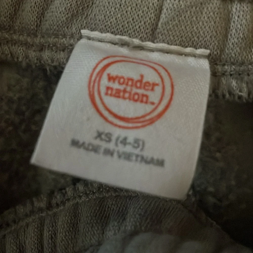 Wonder Nation Gray Cargo Pants 4-5